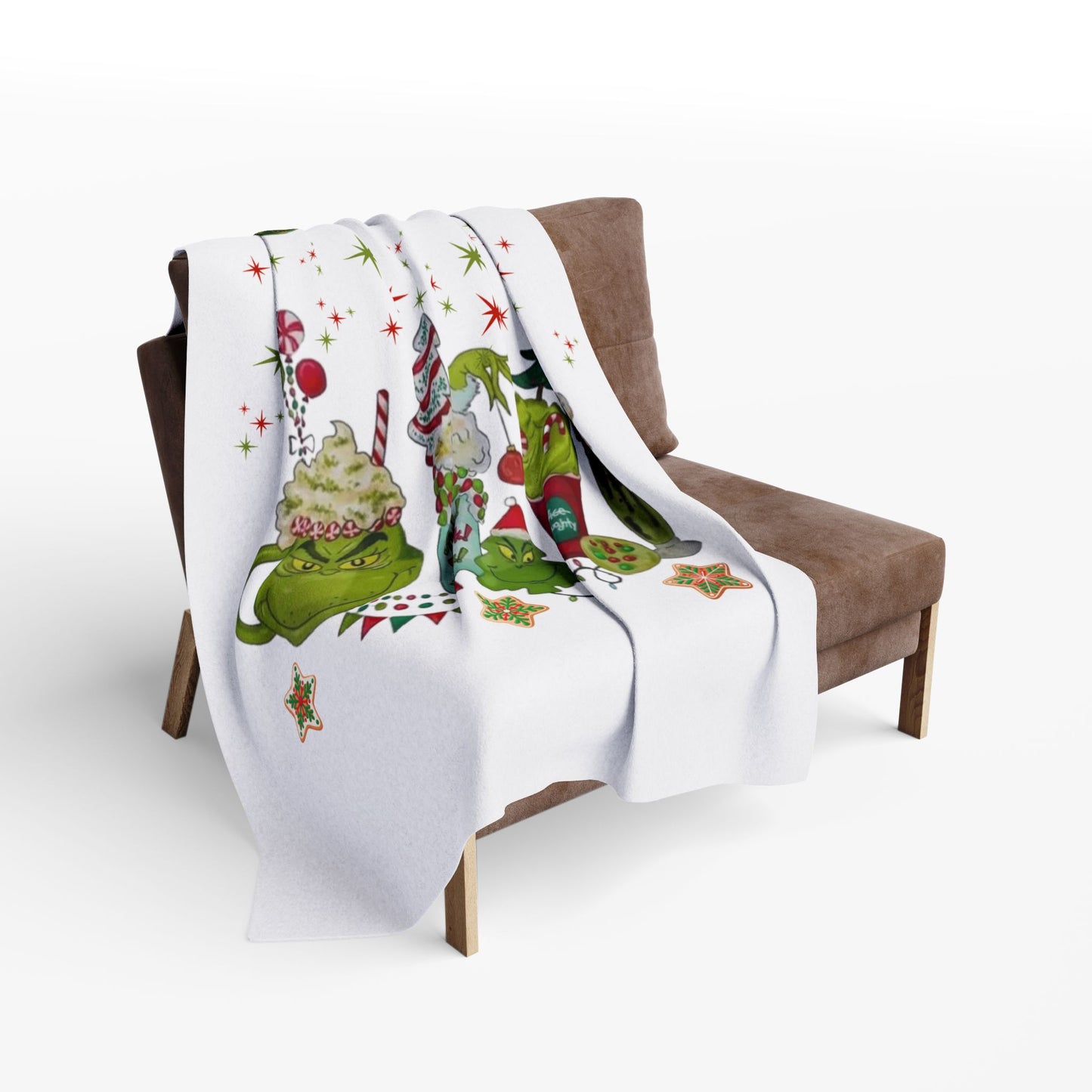 Grinchmas Fleece Blanket