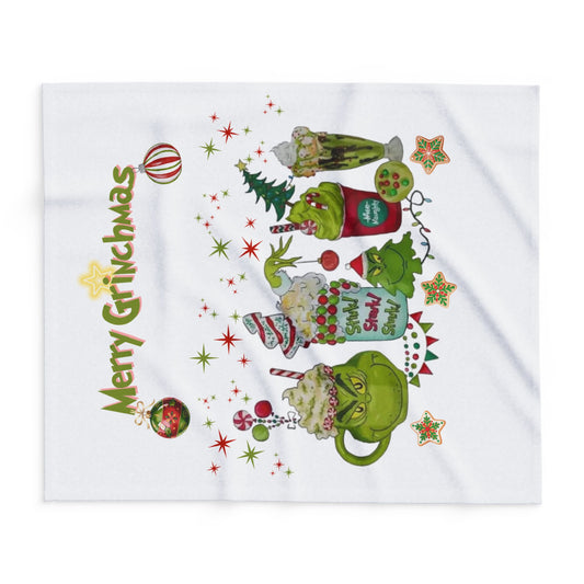 Grinchmas Fleece Blanket