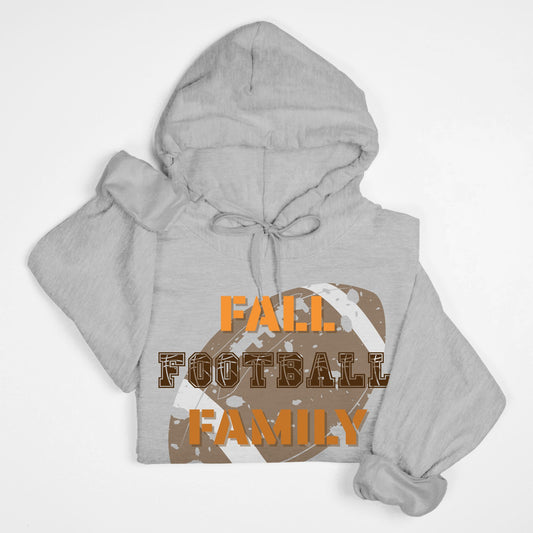 Fall, Football, Family Unisex Hooded Sweatshirt