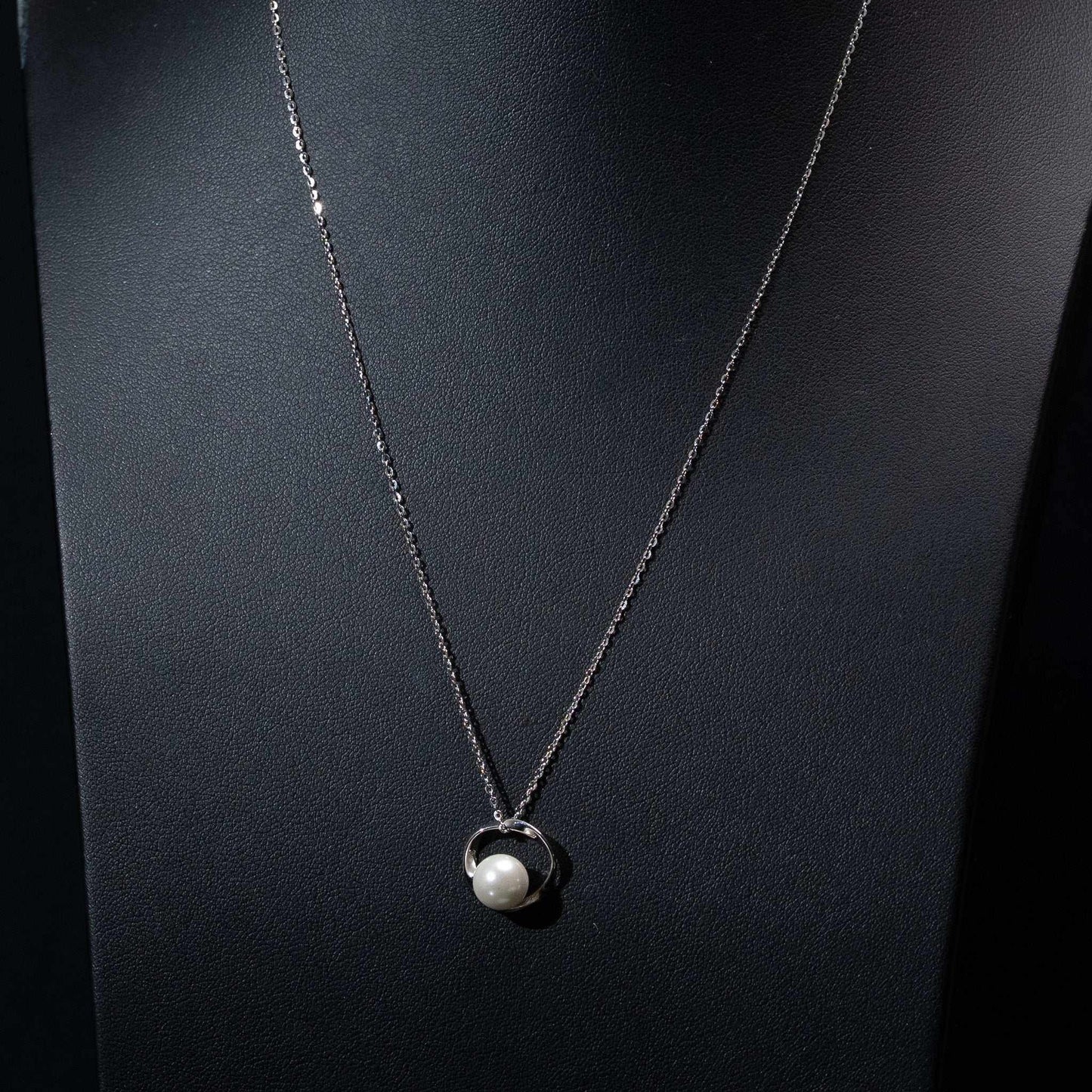 Cultured Pearl 925 Sterling Silver Women Necklace