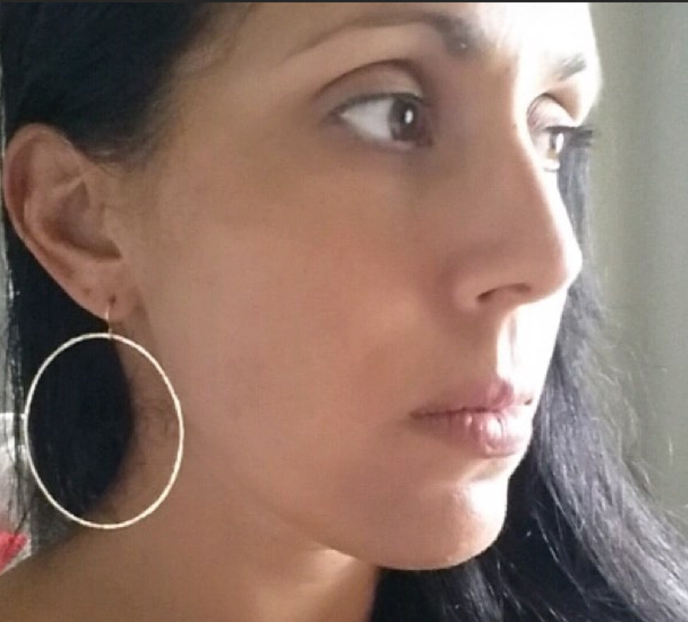 SKINNY XL BEACH HOOPS