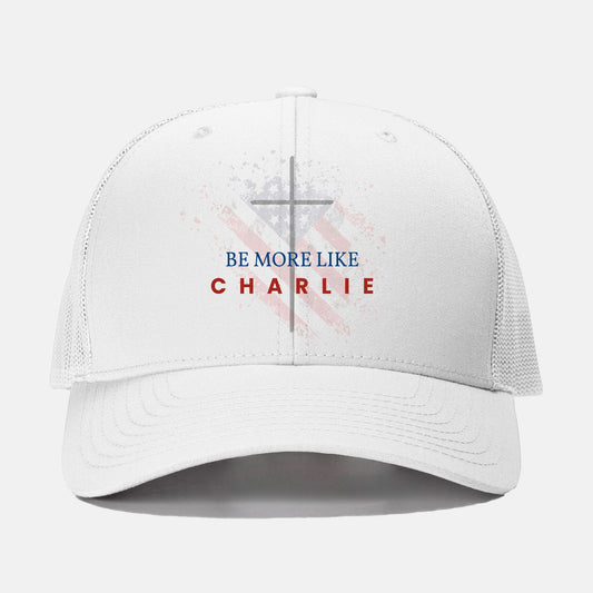 Be More Like Charlie Retro Trucker Hat