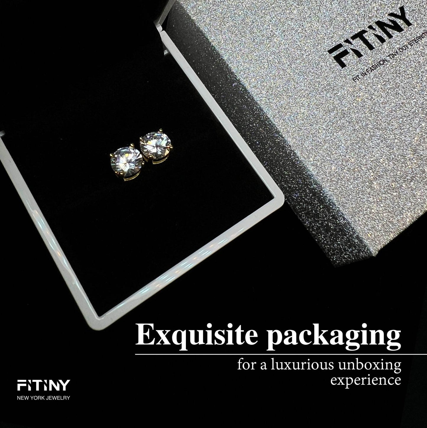 S925 Rainbow Green Moissanite Square Halo Earrings with Pavé-Set Halo & Hoop, 1ct D-Grade VVS1 Round Moissanite with GAR certification, Sterling Silver Earrings