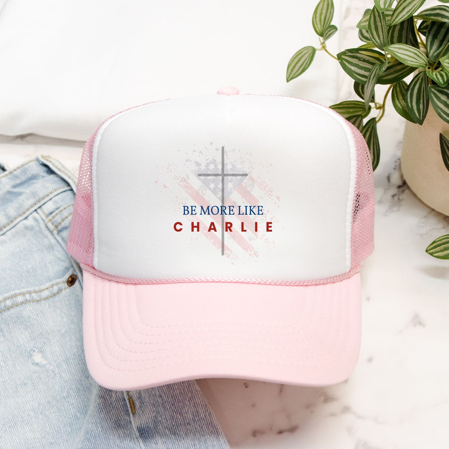 Be More Like Charlie Foam Trucker Hat