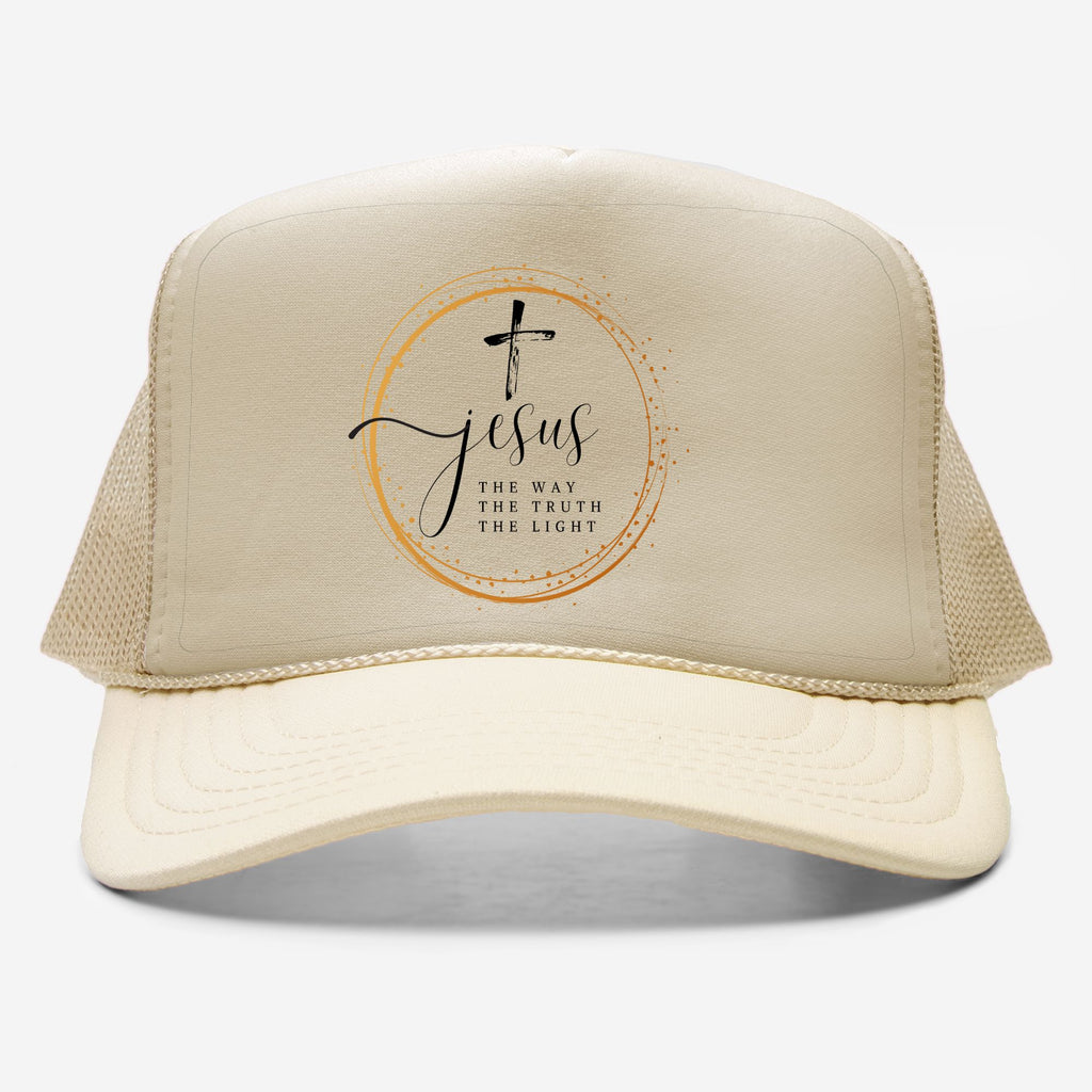 Jesus The Way Foam Trucker Hat