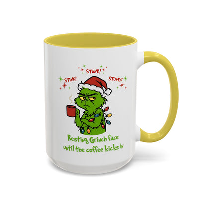 Colorful Grinchy Holiday Mug