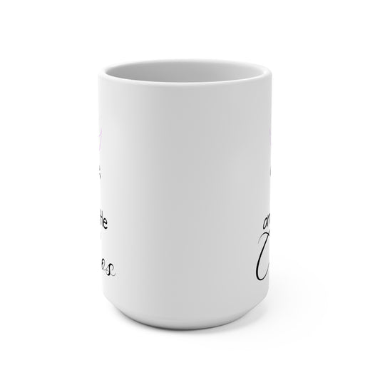 Inspirational Coffee Mug - "Grace, Grit, and a Little Chaos" - 15oz