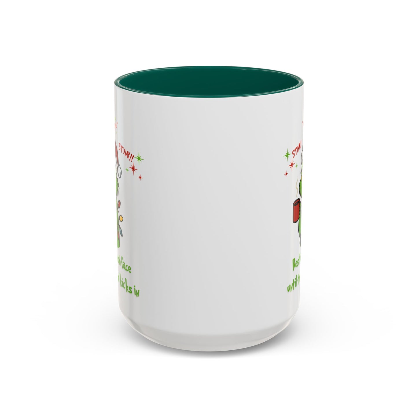 Colorful Grinchy Holiday Mug