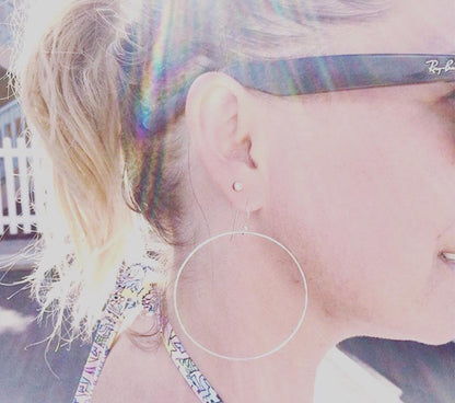 SKINNY XL BEACH  HOOPS