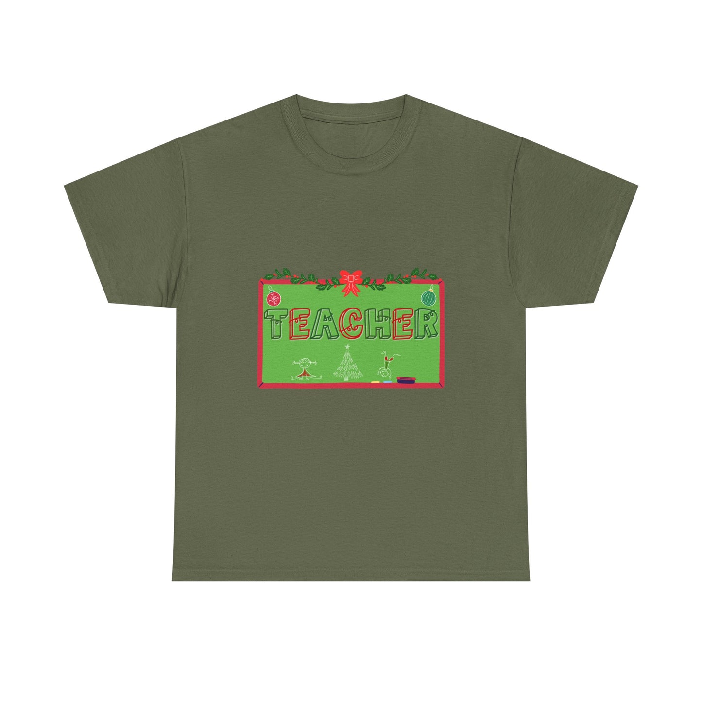 Festive Teacher Unisex Heavy Cotton Tee