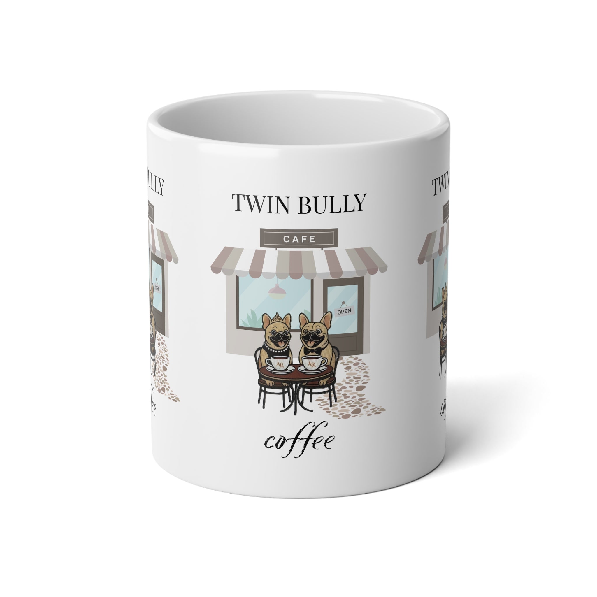 Jumbo Mug - Twin Bully Coffee Cafe 20oz