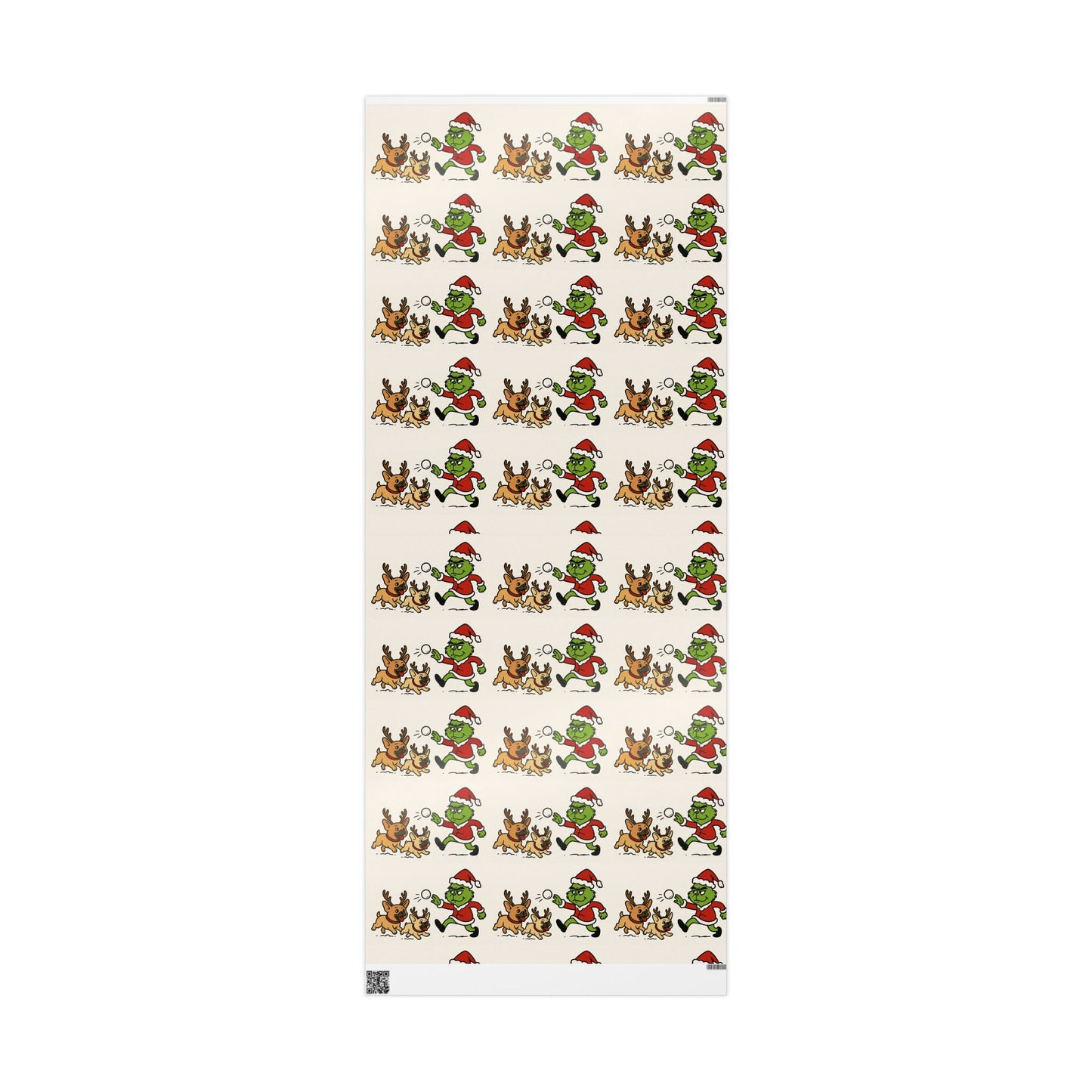 Exclusive Twin Bully Whimsical Holiday Wrapping Paper