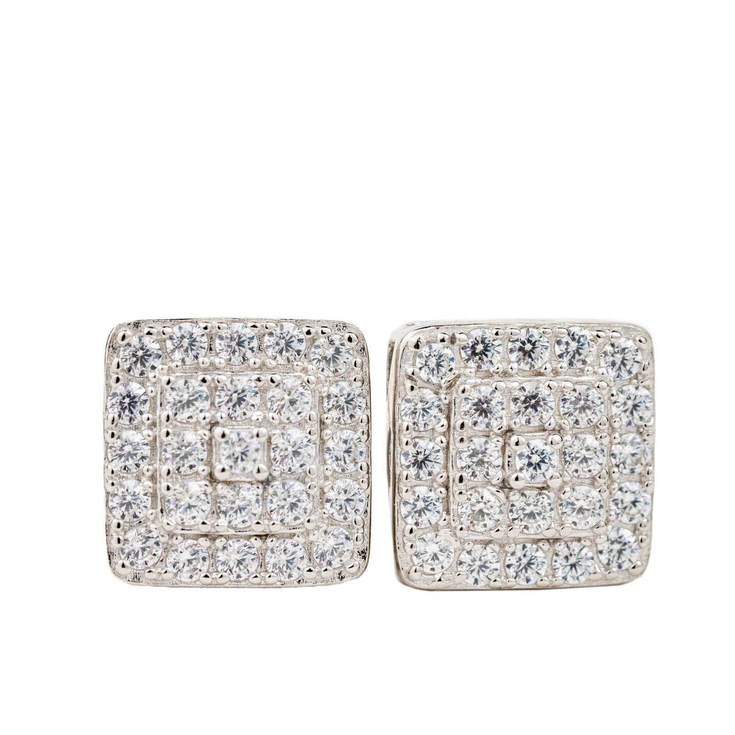Square Stud Earrings
