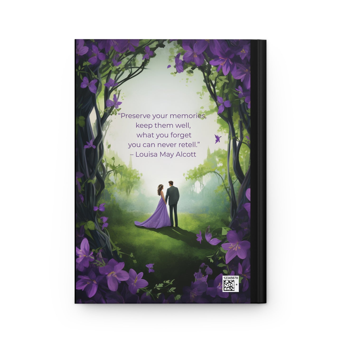 Romantic Violet Forest Journal