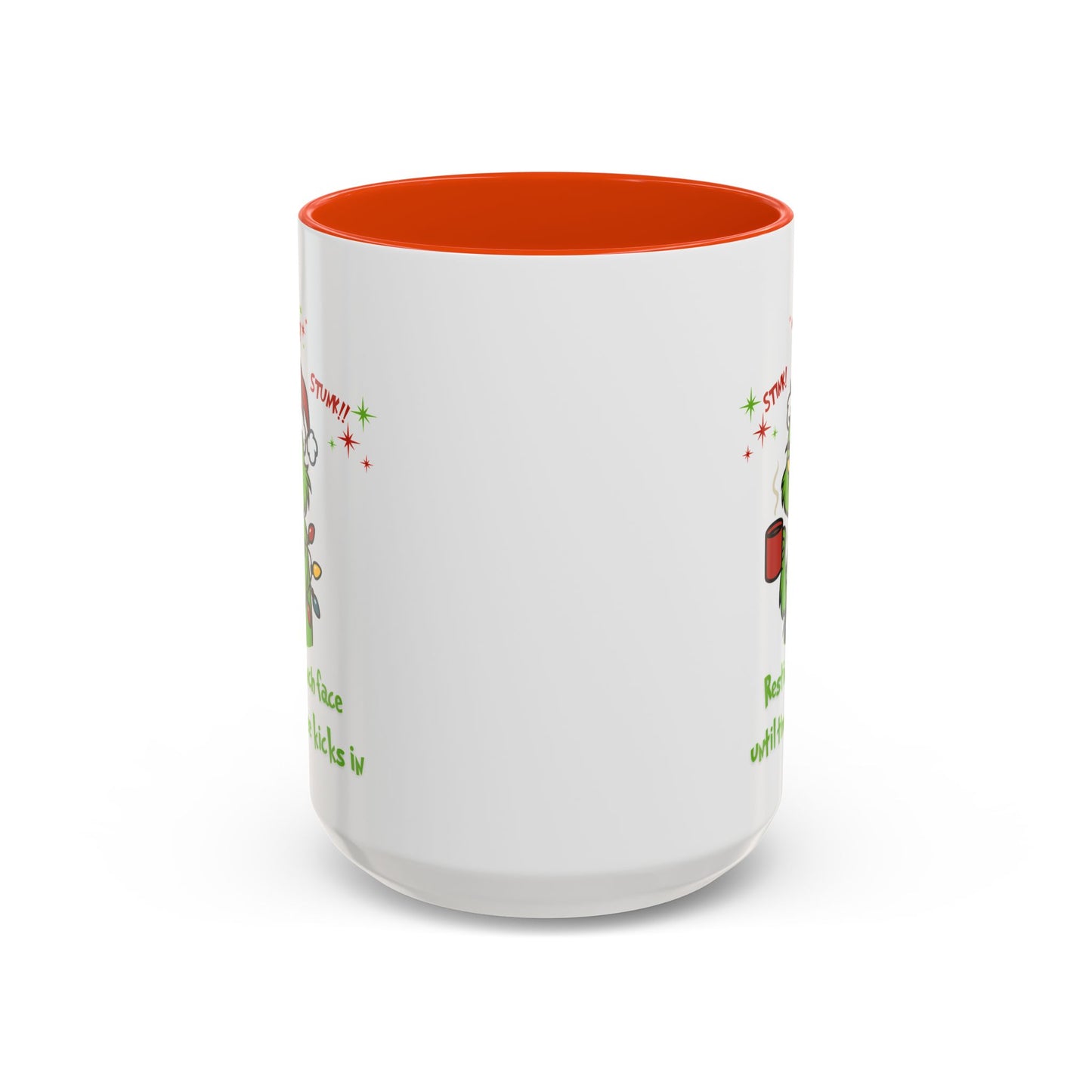 Colorful Grinchy Holiday Mug