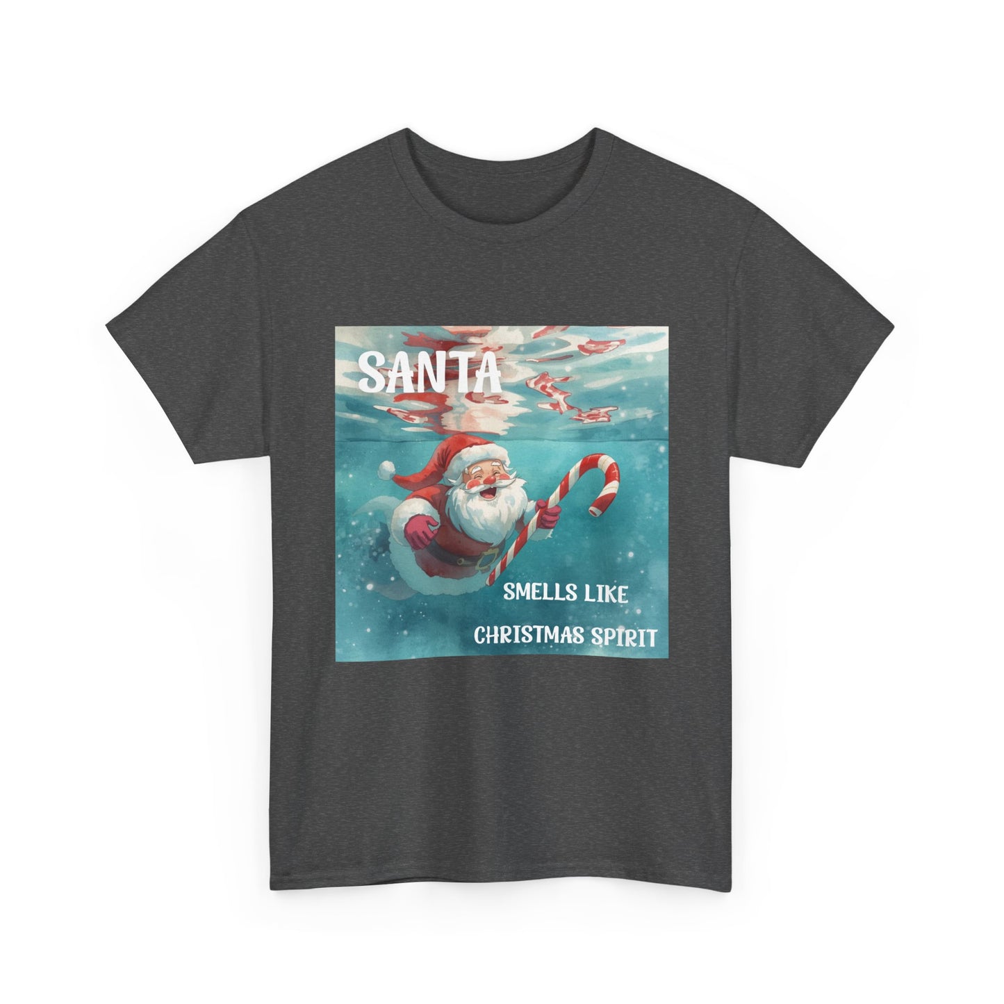 Santa Smells Like Christmas Spirit Tee