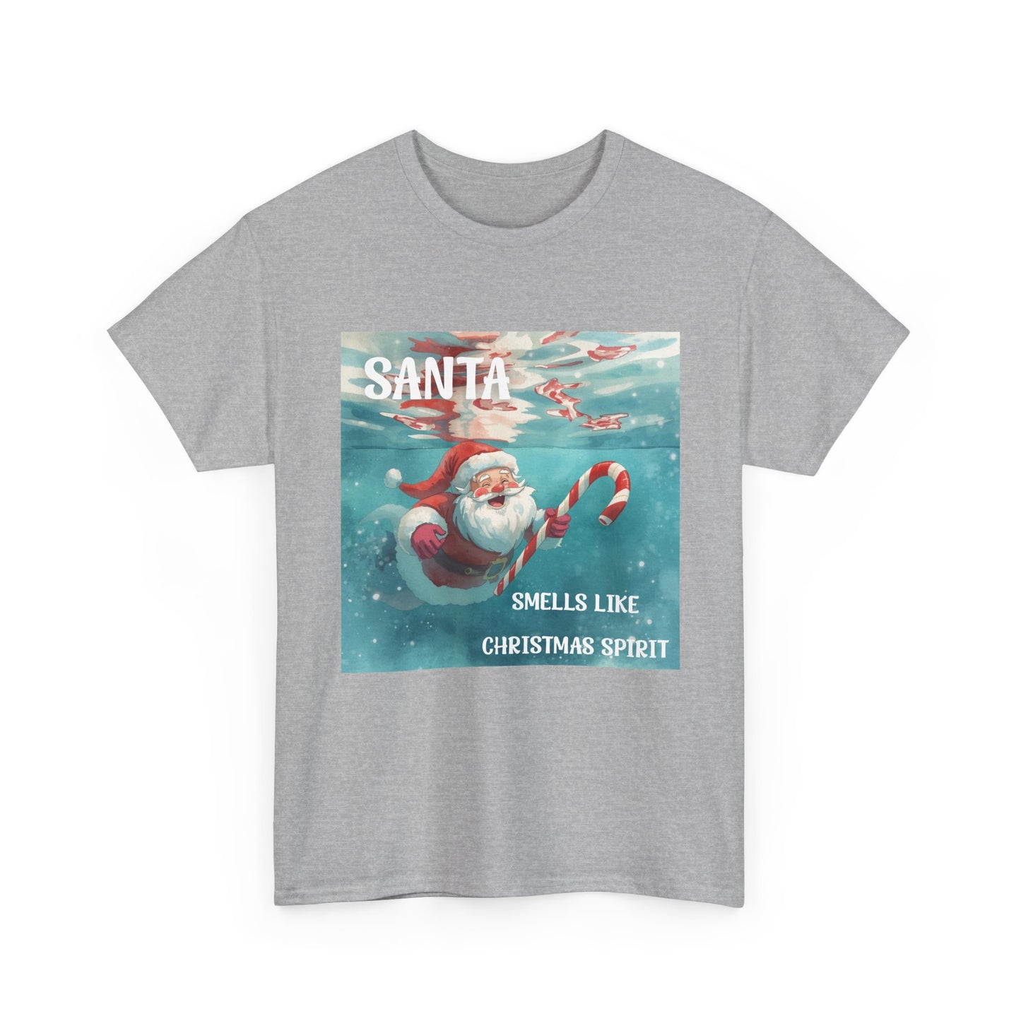 Santa Smells Like Christmas Spirit Tee