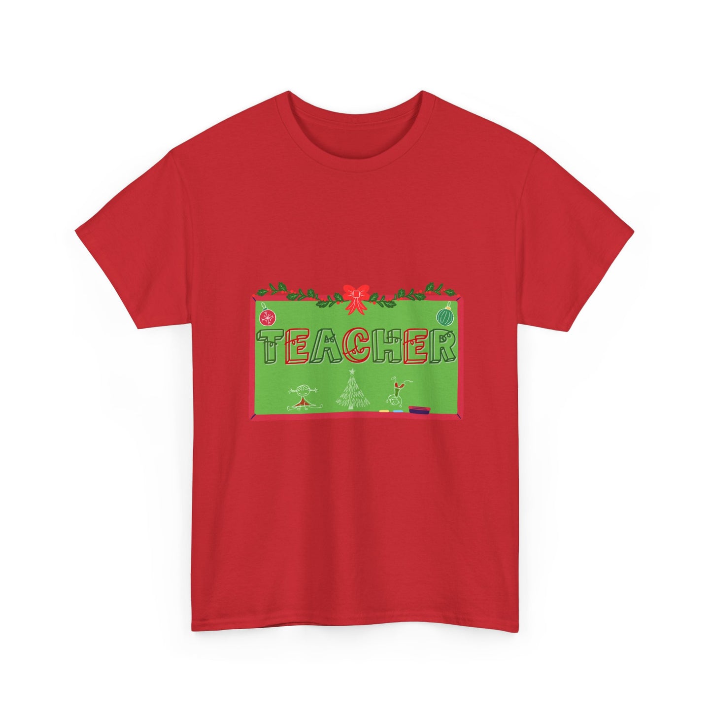 Festive Teacher Unisex Heavy Cotton Tee