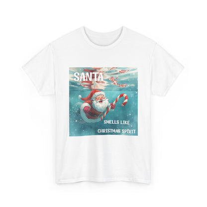 Santa Smells Like Christmas Spirit Tee