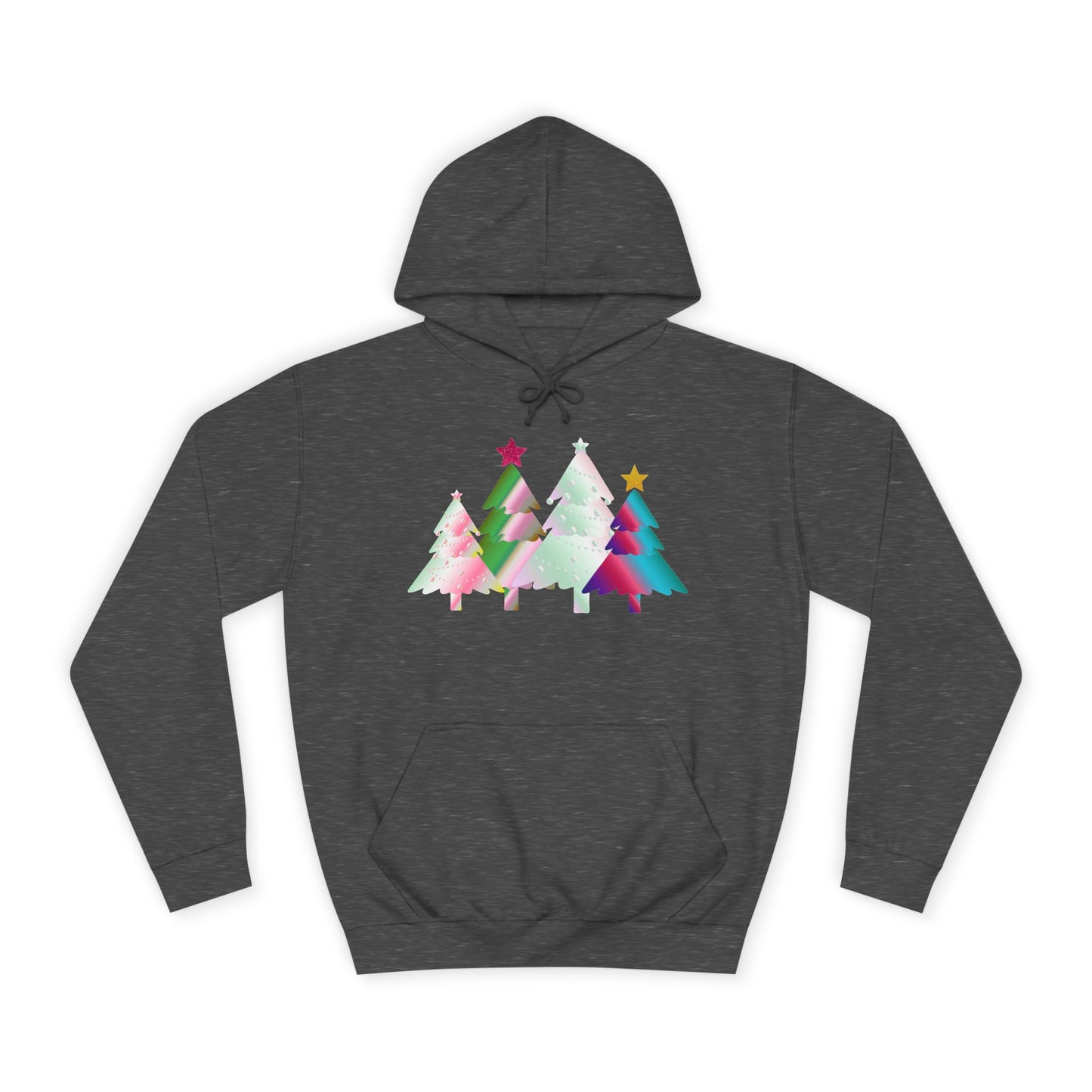 Colorful Holiday Trees Hoodie