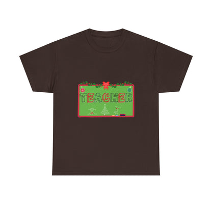 Festive Teacher Unisex Heavy Cotton Tee