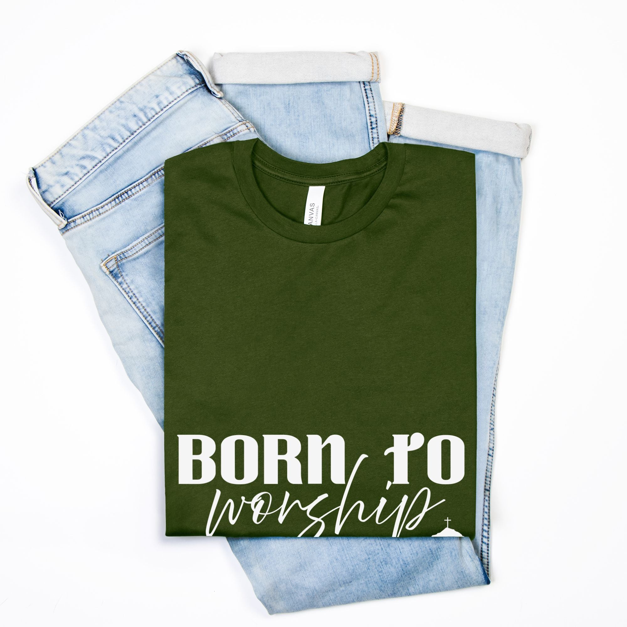 Born To Worship Bella Canvas Unisex Tee