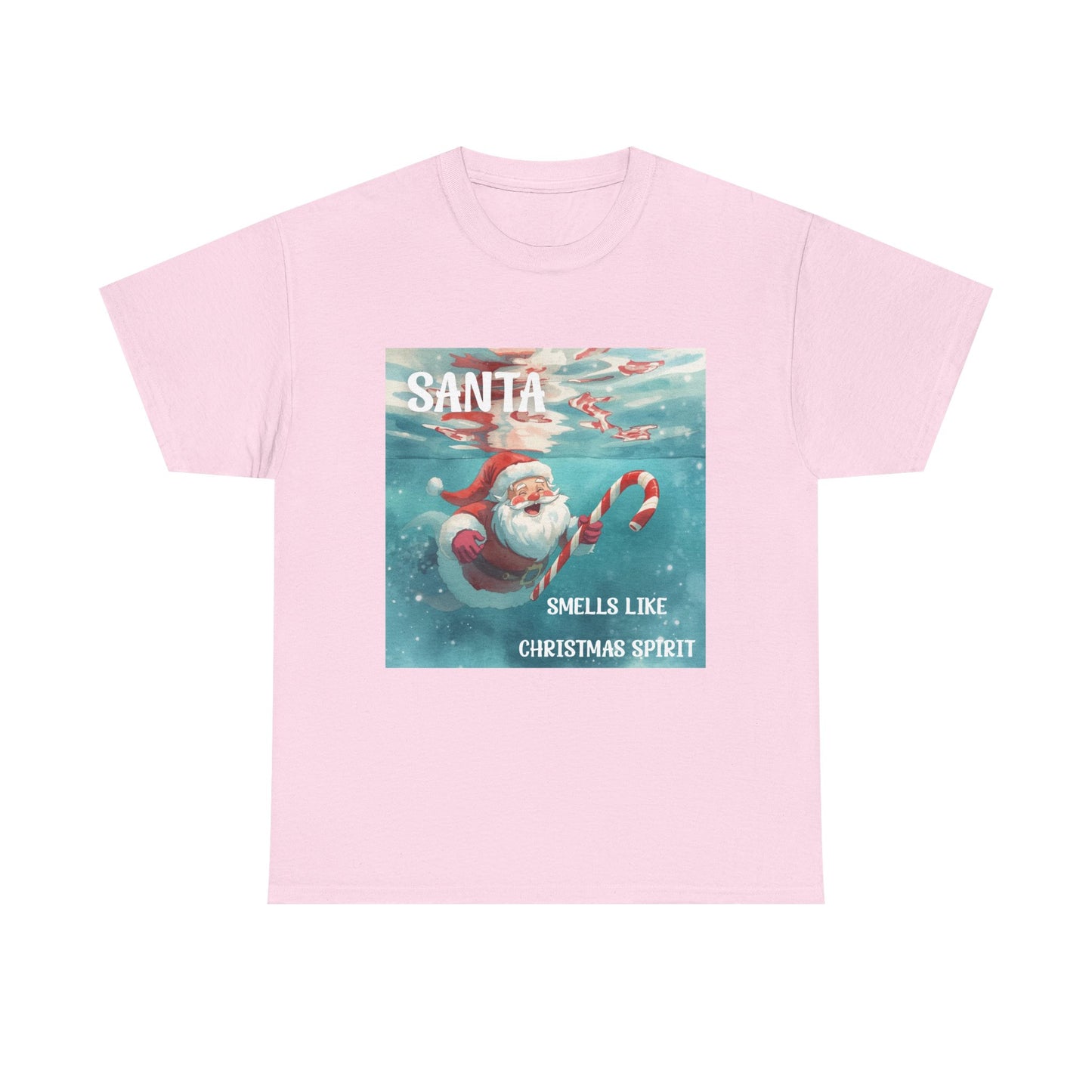Santa Smells Like Christmas Spirit Tee