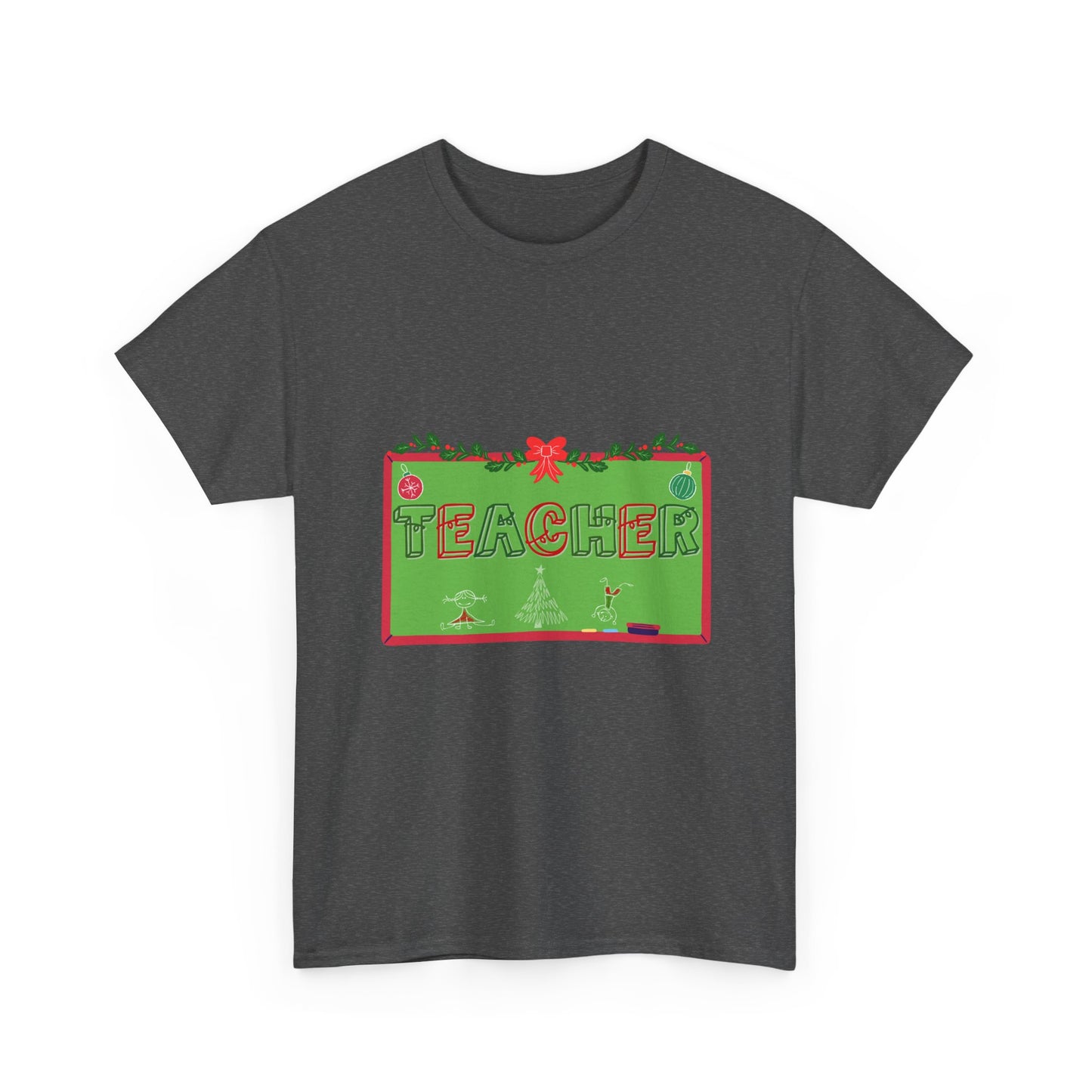 Festive Teacher Unisex Heavy Cotton Tee