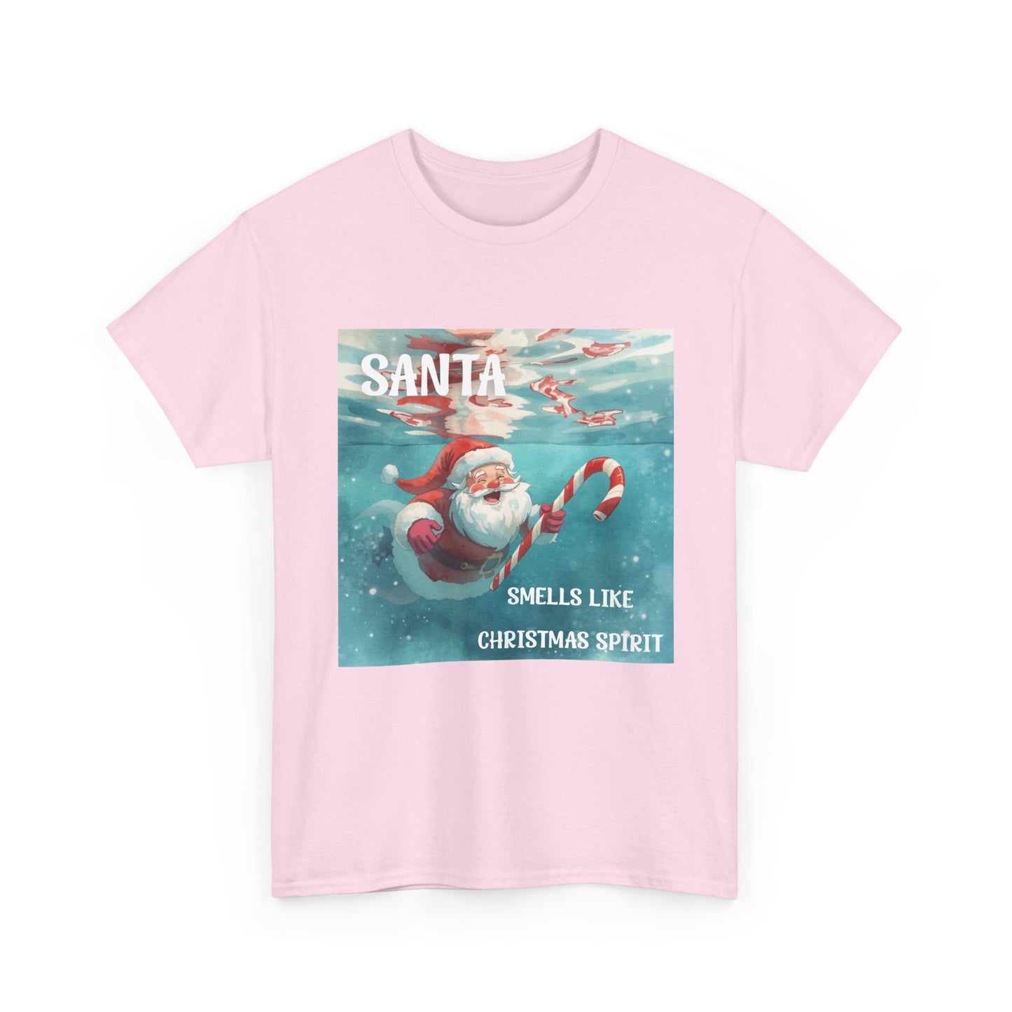Santa Smells Like Christmas Spirit Tee