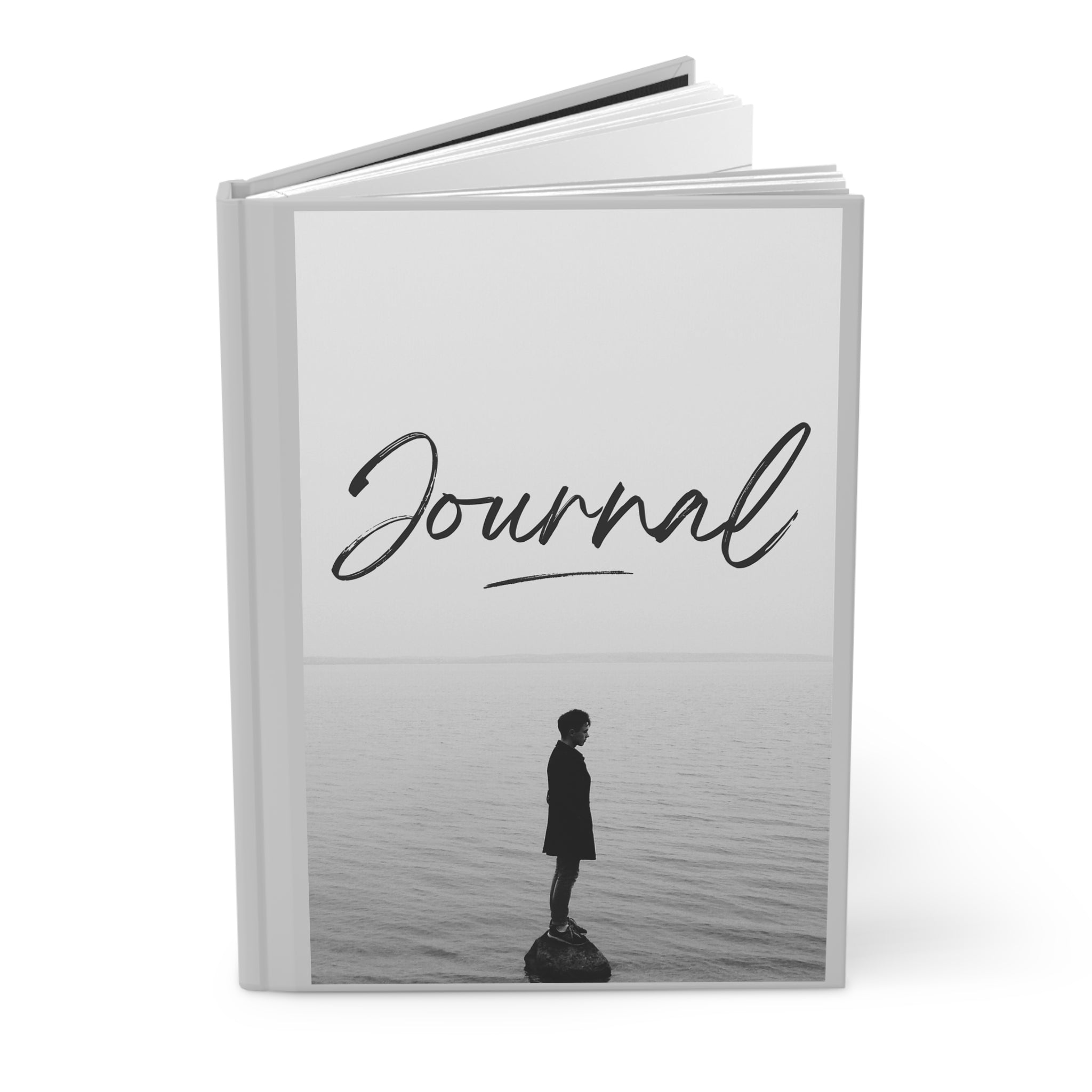 Journal — Minimalist Monochrome Hardcover