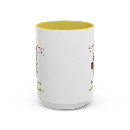 Colorful Grinchy Holiday Mug