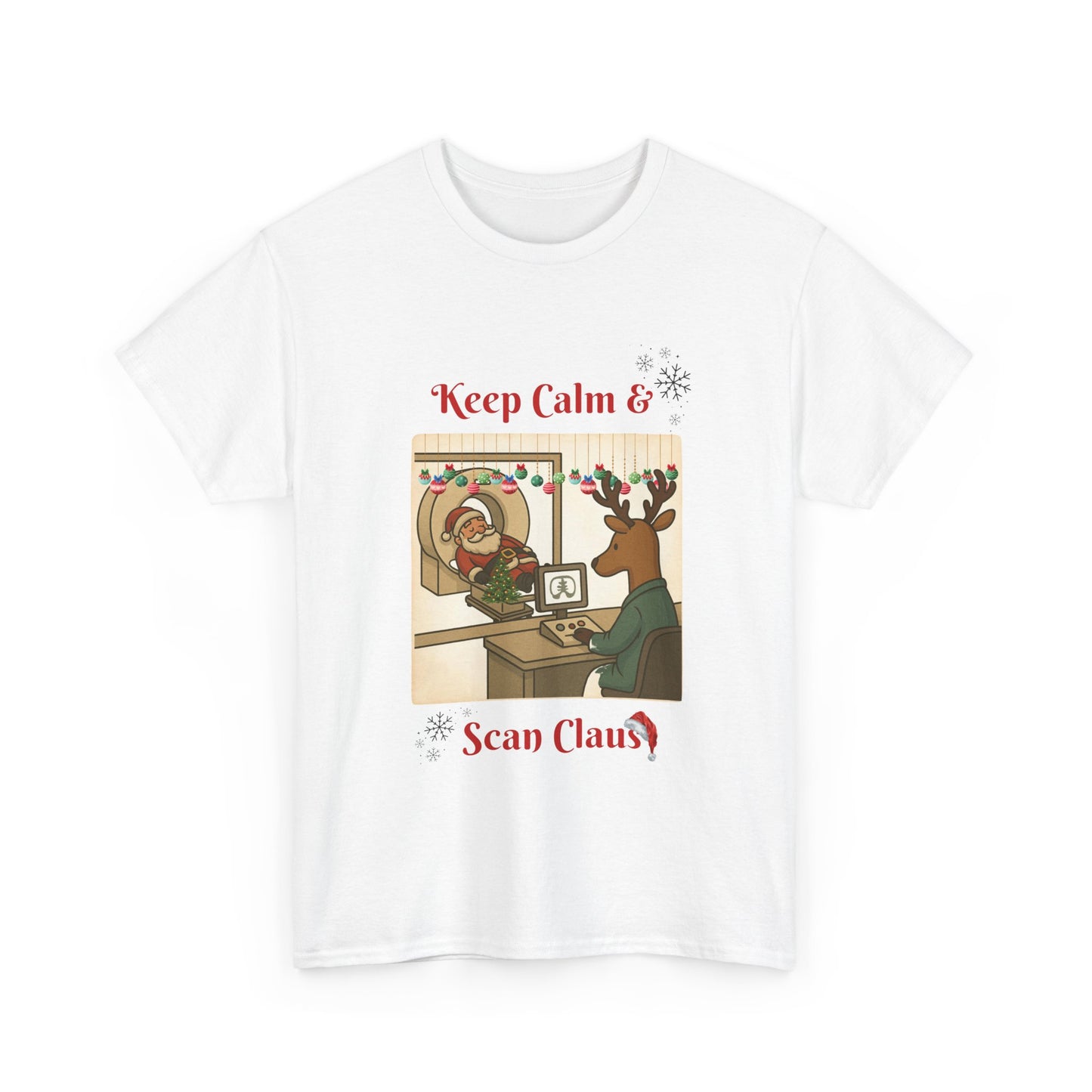 Santa CT Scan Christmas Unisex Tee