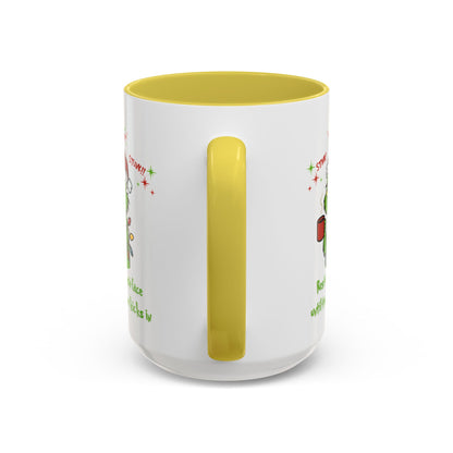 Colorful Grinchy Holiday Mug