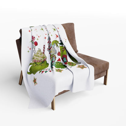 Grinchmas Fleece Blanket