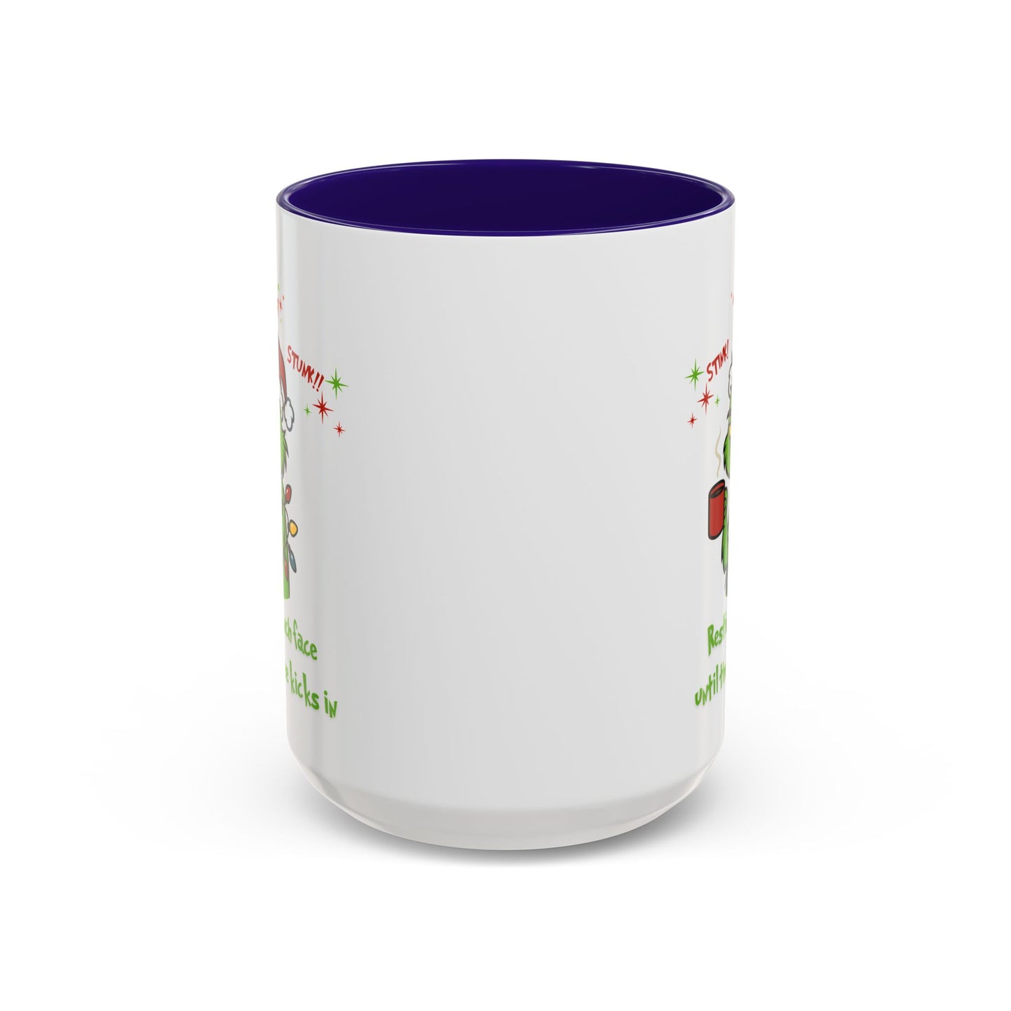 Colorful Grinchy Holiday Mug