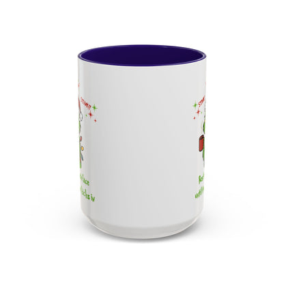 Colorful Grinchy Holiday Mug