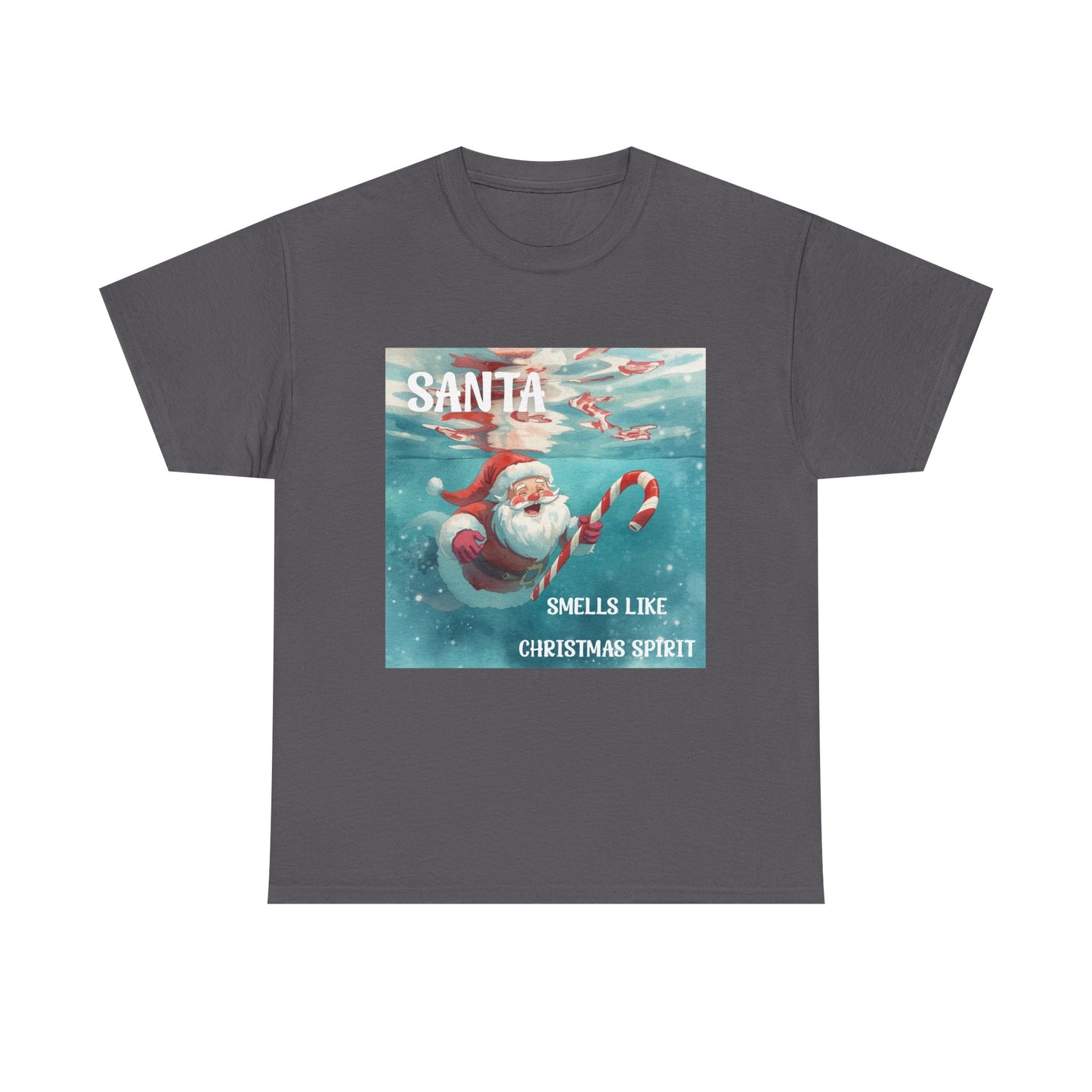 Santa Smells Like Christmas Spirit Tee