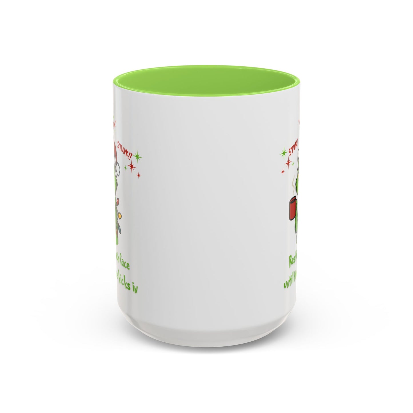 Colorful Grinchy Holiday Mug