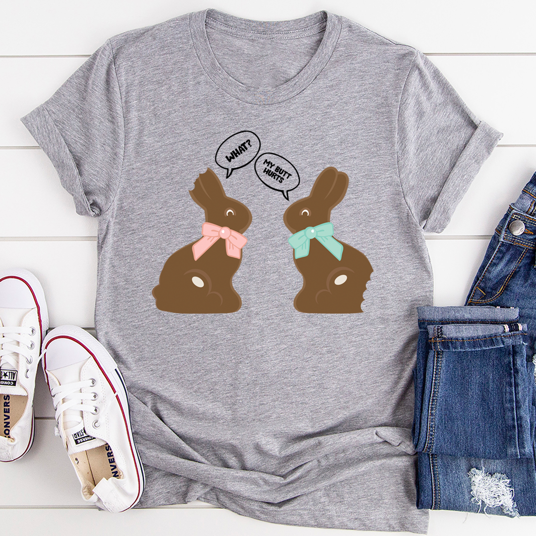 Women's Easter Chocolate Bunny T-Shirt