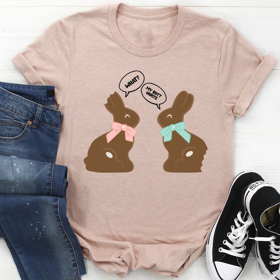 Women's Easter Chocolate Bunny T-Shirt