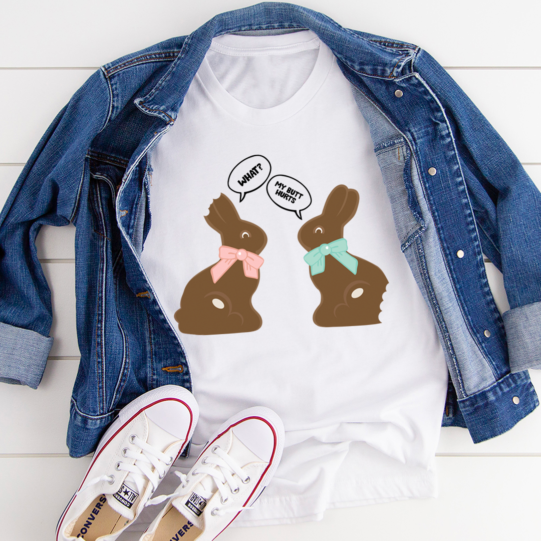 Women's Easter Chocolate Bunny T-Shirt