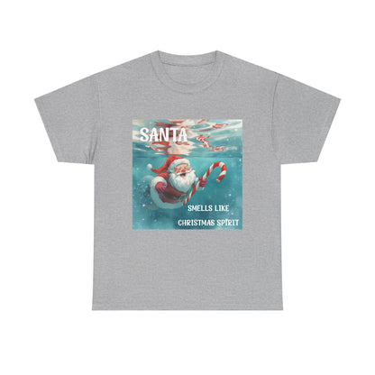 Santa Smells Like Christmas Spirit Tee