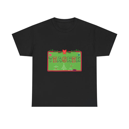 Festive Teacher Unisex Heavy Cotton Tee