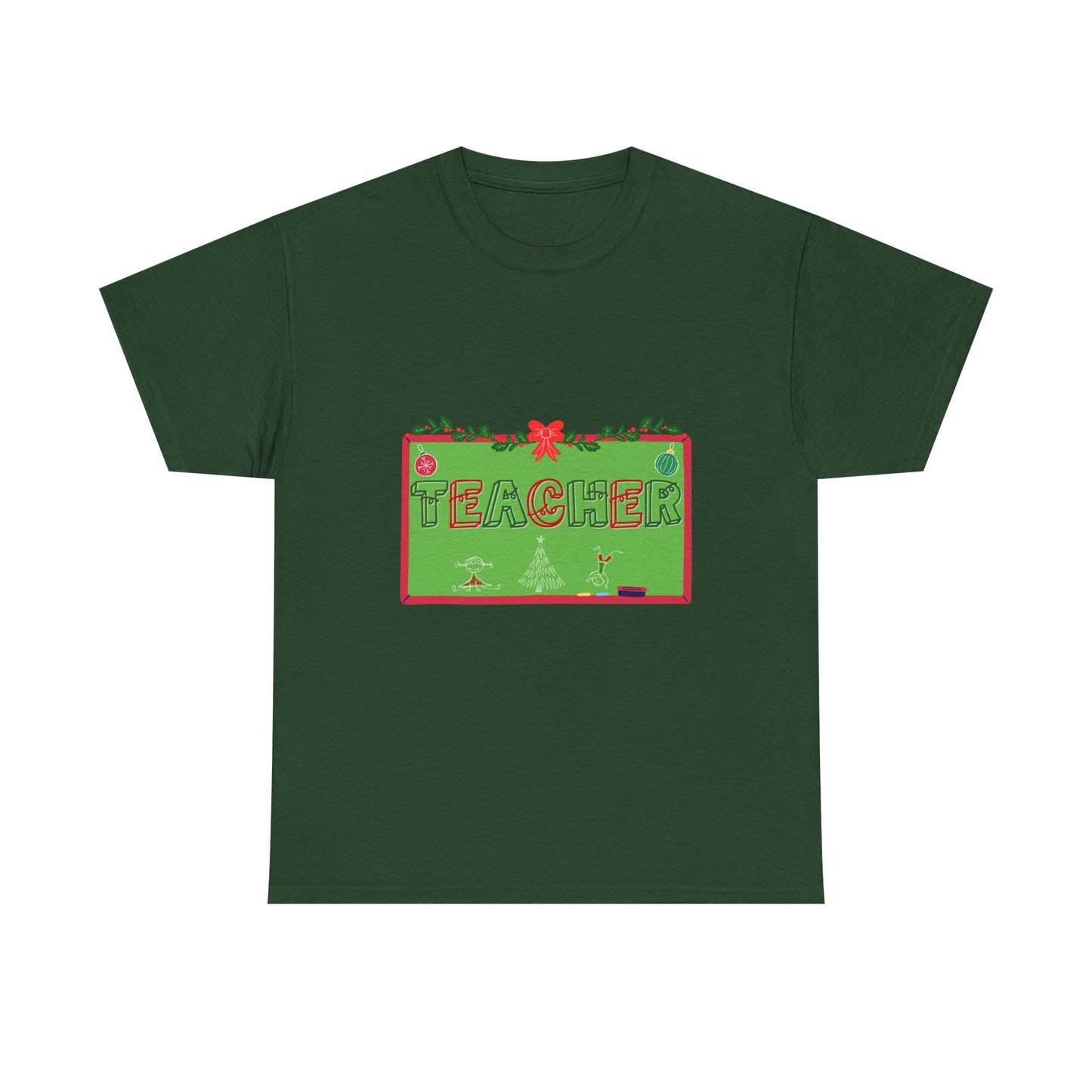 Festive Teacher Unisex Heavy Cotton Tee