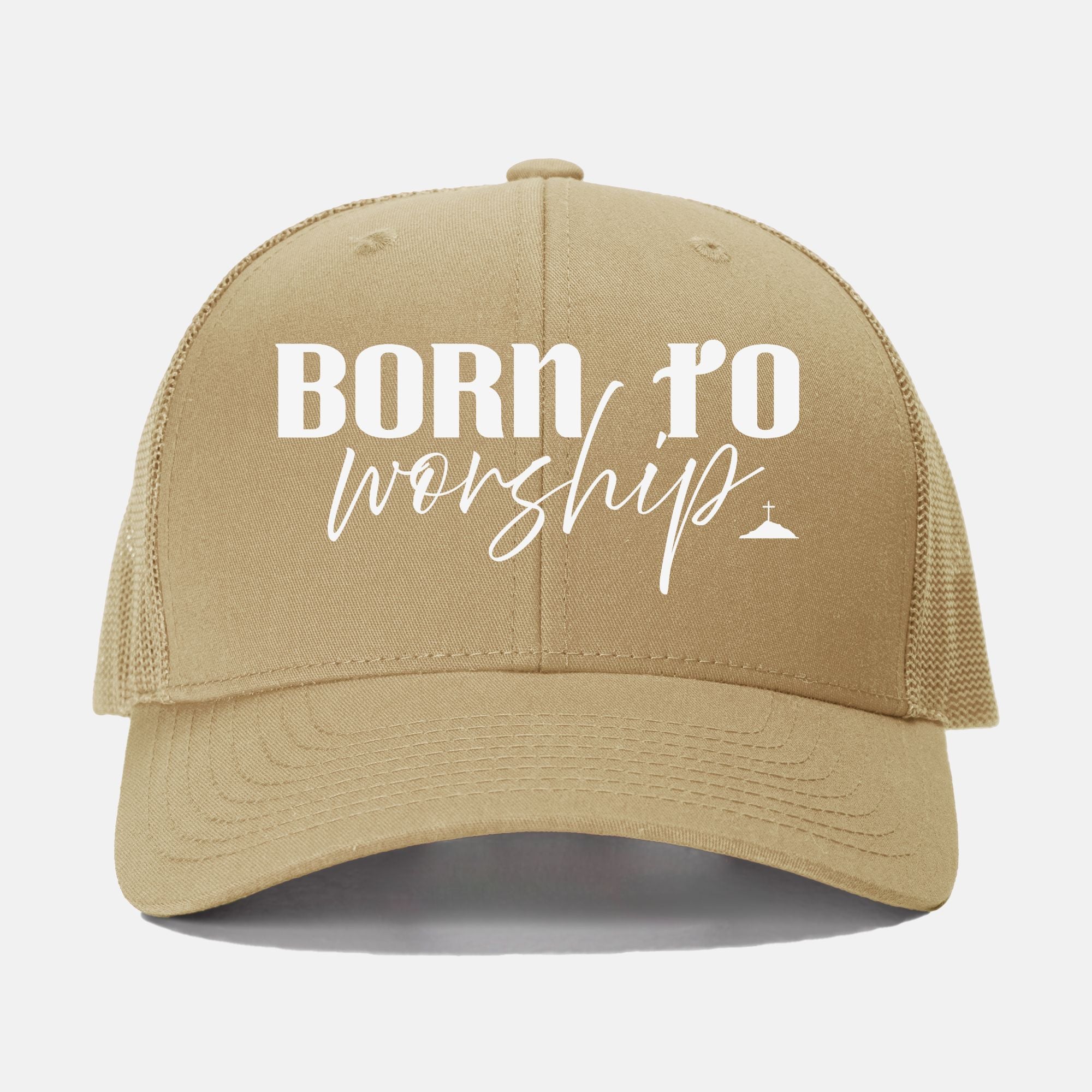 Born to Worship Retro Trucker Hat