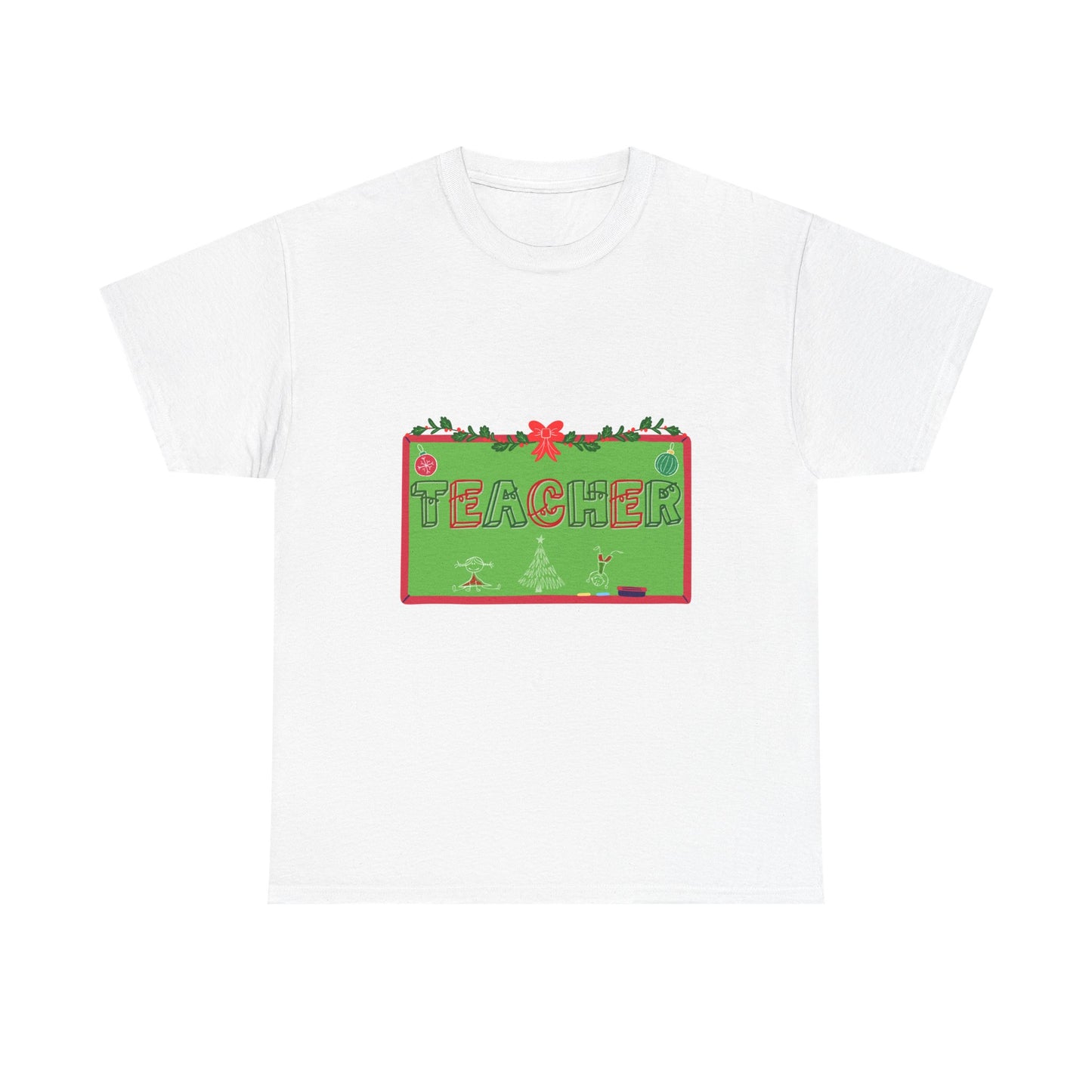 Festive Teacher Unisex Heavy Cotton Tee