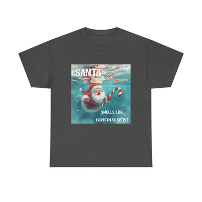 Santa Smells Like Christmas Spirit Tee