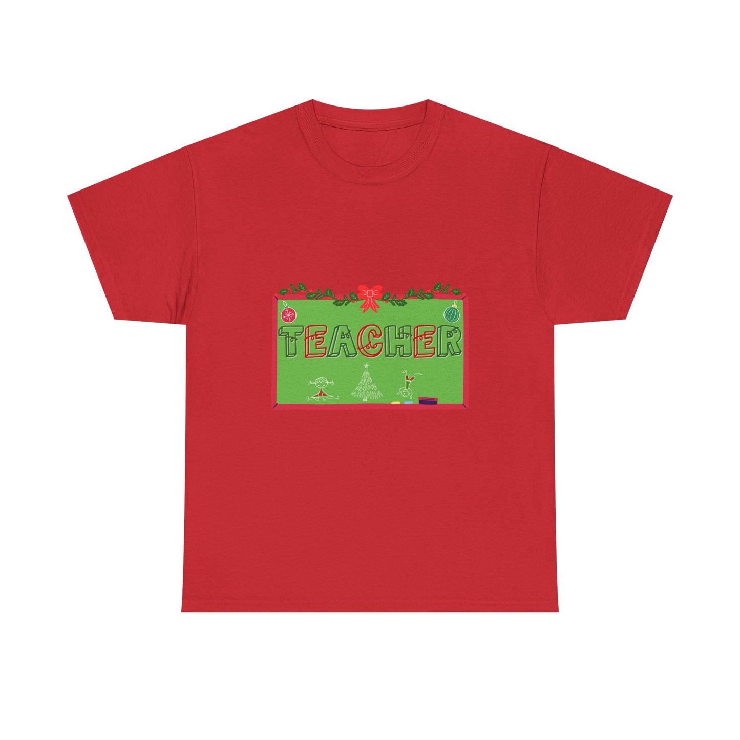 Festive Teacher Unisex Heavy Cotton Tee