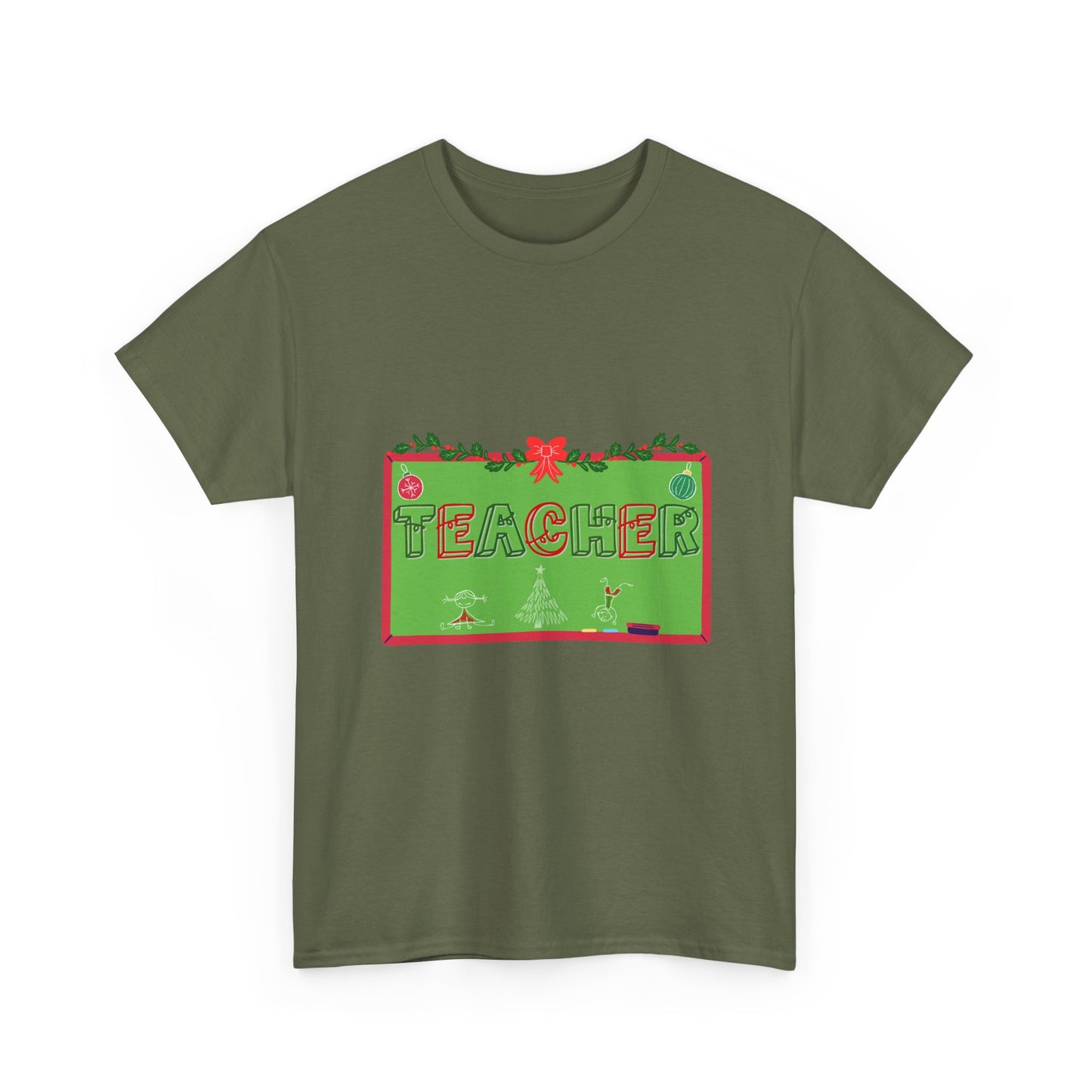 Festive Teacher Unisex Heavy Cotton Tee