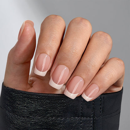 Classic French Square Nails - Press On Nails | Long Lasting & Reusable